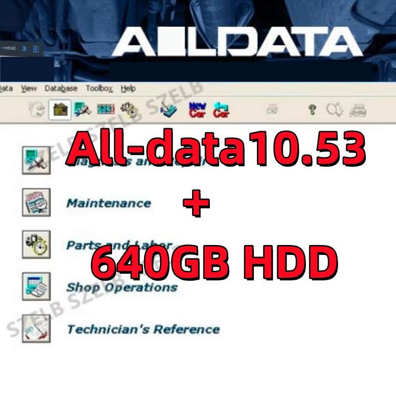 Auto Repair Shop Software - Alldata เวอร์ชัน 10.53 ล่าสุด อัปเดตถึงปี 2014