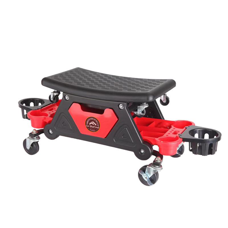 Garage Creeper Roller - เก้าอี้ครีปเปอร์อเนกประสงค์อุปกรณ์เสริมล้างรถม้านั่งก่อสร้างเพื่อความงามสำหรับโครงการเคลือบขี้ผึ้ง