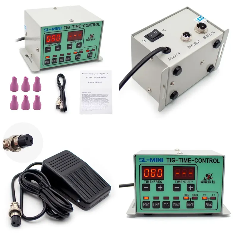 Tig Welder Machine - เครื่องเชื่อม TIG ขนาดเล็กสำหรับสแตนเลส เครื่องเชื่อมเย็น DIY พร้อมตัวควบคุมเวลาแบบพัลส์