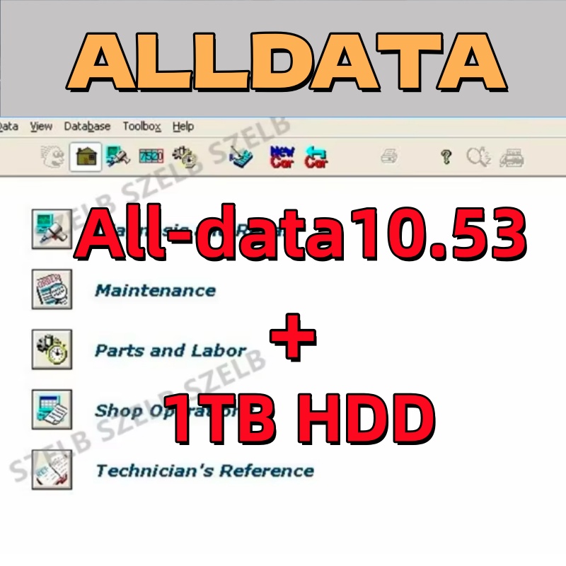 Auto Repair Shop Software - อัลลอฟต์ดาต้าออนไลน์เวอร์ชันใหม่ล่าสุด 10.53 อัปเดตถึงปี 2014 พร้อมฮาร์ดดิสก์ 1TB