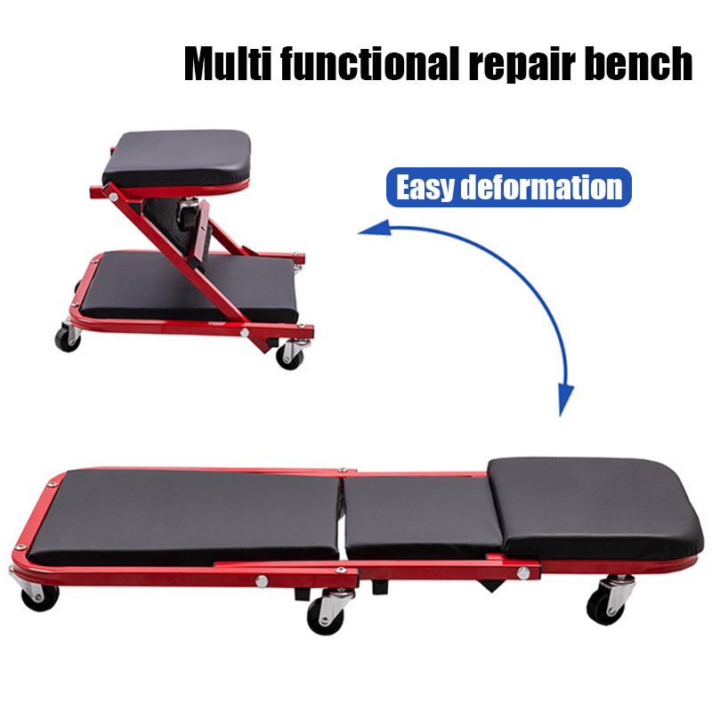 พับรถซ่อมเตียง 36 นิ้ว Auto Ma - Garage Creeper Roller บทวิจารณ์และราคา