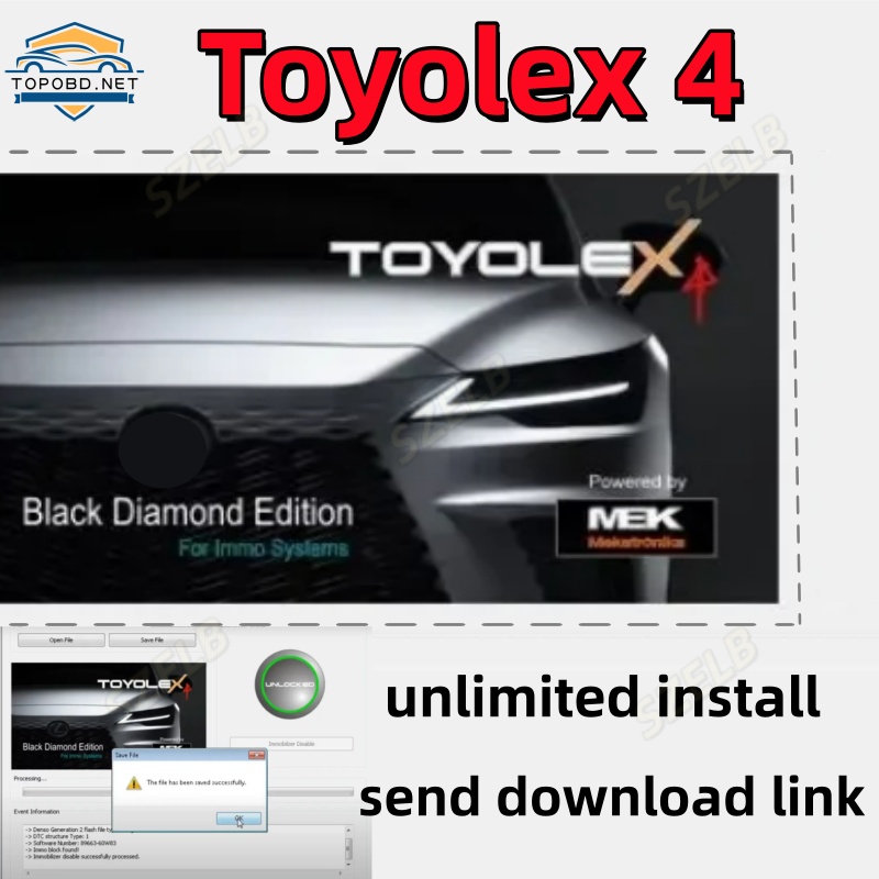ซอฟต์แวร์ Toyolex 4 IMMO พร้อม - Auto Repair Shop Software บทวิจารณ์และราคา