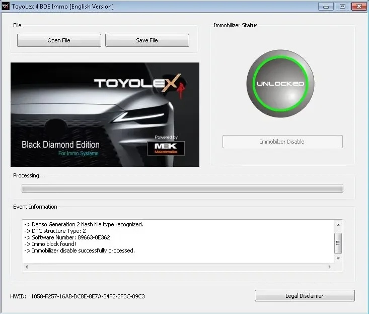 ซอฟต์แวร์ Toyolex 4 IMMO พร้อม - Auto Repair Shop Software บทวิจารณ์และราคา