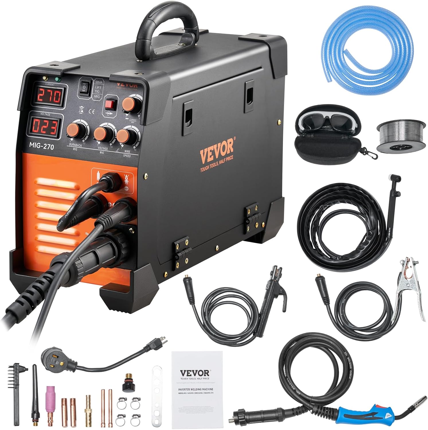 เครื่องเชื่อม VEVOR MIG, เครื่ - Tig Welder Machine บทวิจารณ์และราคา