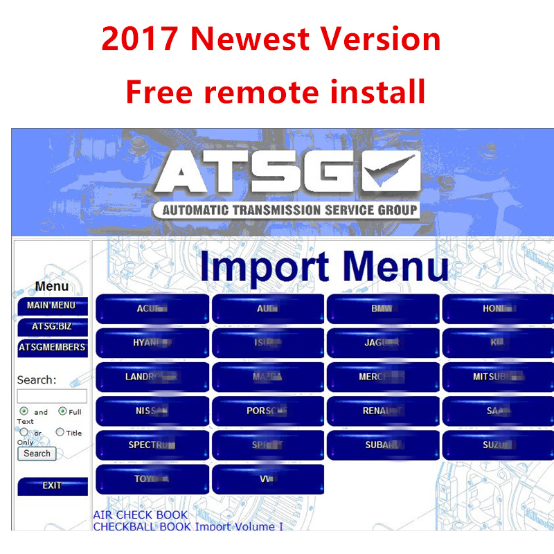ซอฟต์แวร์ซ่อมรถยนต์ ATSG 2017  - Auto Repair Shop Software บทวิจารณ์และราคา
