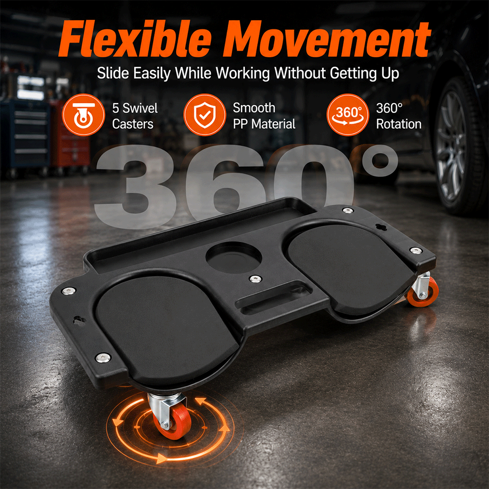 เหมาะสำหรับซ่อมแซมแผ่นรองเข่า  - Garage Creeper Roller บทวิจารณ์และราคา
